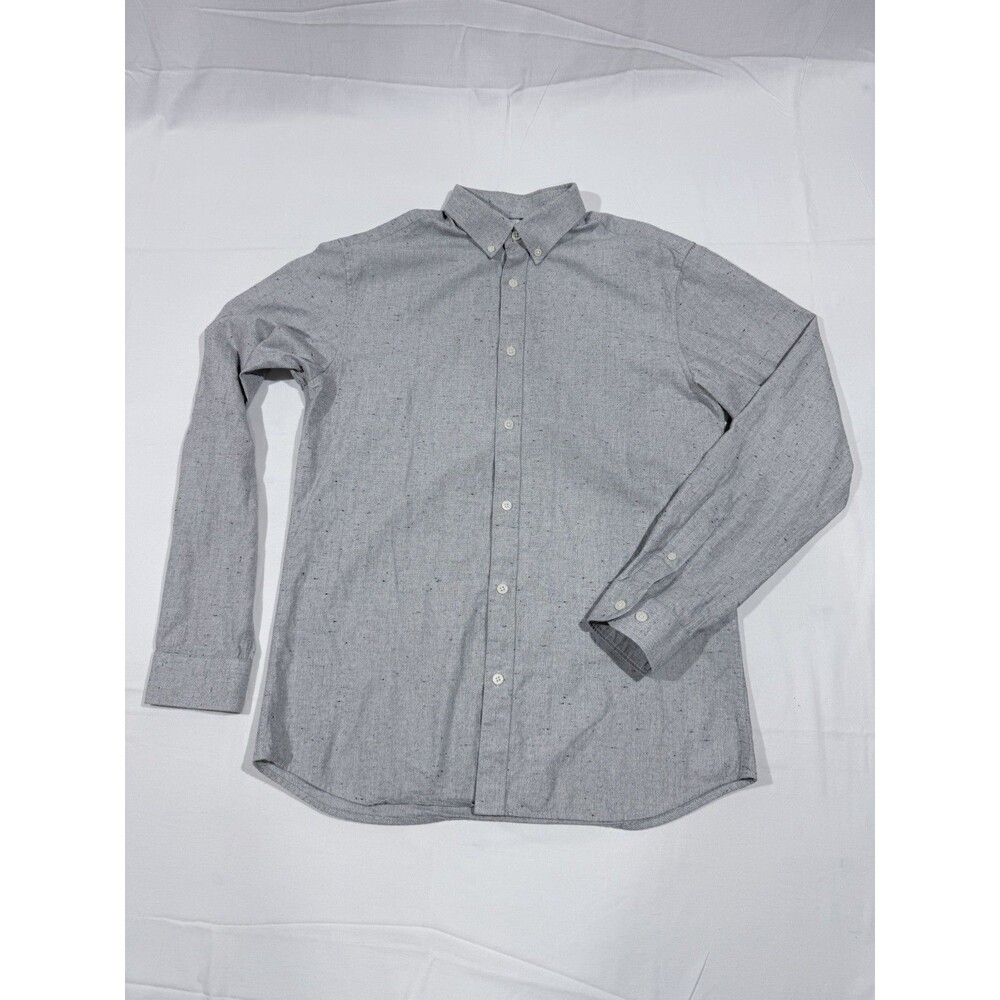 Selected Homme Heritage Regular Fit Size 16 Gray Speckled L/S Shirt RN 149349